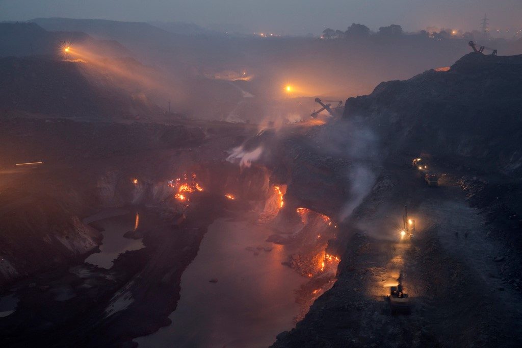 coal fires in jharkand india